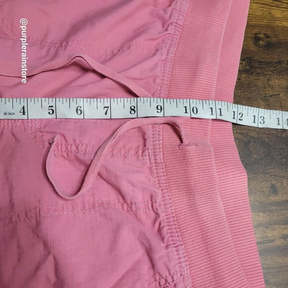 Vtg Faded Glory Capri Pants Sz 14 High Rise Rip Stop Organic Cotton Pockets Y2K - Picture 6 of 9